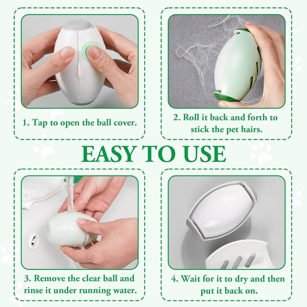 Reusable Lint Roller Ball Durable Washable Lint Catcher Cleaning Accessories - Image 9